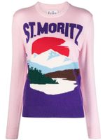 MC2 Saint Barth pull St. Moritz en jacquard - Rose - thumbnail