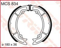 TRW Remschoenen, remblokken en voor de moto, MCS834