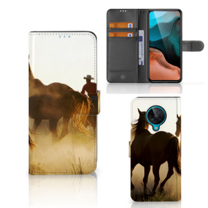 Xiaomi Poco F2 Pro Telefoonhoesje met Pasjes Design Cowboy