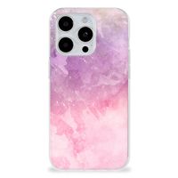 Hoesje maken iPhone 15 Pro Pink Purple Paint - thumbnail