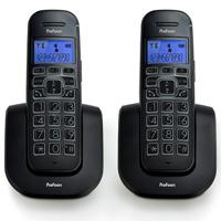 Profoon PDX-2808 DUO telefoon DECT-telefoon Nummerherkenning Zwart