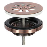 Differnz Mix afvoerplug geborsteld koper rooster
