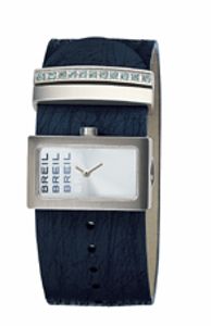 Horlogeband Breil BW0125 Onderliggend Leder Blauw 30mm