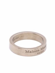 Maison Margiela bague médium à design gravé - Argent