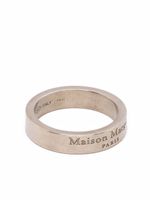 Maison Margiela bague médium à design gravé - Argent - thumbnail