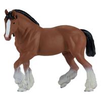 Mojo Horse World Bruine Clydesdale Paard 381084 - thumbnail