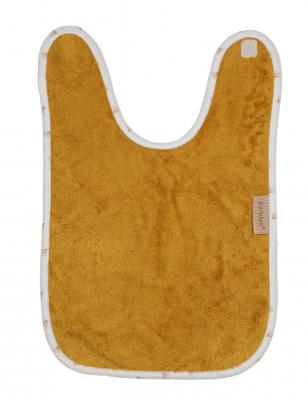 Pericles slabbetje 46 x 33 cm bamboe/polyester oker Pericles slabbetje 46 x 33 cm bamboe/polyester oker