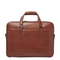 Castelijn & Beerens Gaucho Paul Laptop Bag 15.6''-Cognac - thumbnail