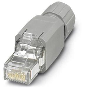 Phoenix Contact VS-VARAN-RJ45-Q RJ45-connector 1402410 Stekker, recht Aantal polen (sensoren) 6 Grijs 1 stuk(s)