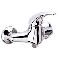 Douchekraan Ten 15cm Hartafstand Mengkraan Opbouw Rond Chroom 1 Greeps