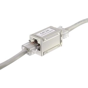 Renkforce RJ45 Netwerk Adapter CAT 6A [1x RJ45-bus - 1x RJ45-bus] Wit