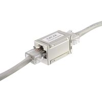 Renkforce RJ45 Netwerk Adapter CAT 6A [1x RJ45-bus - 1x RJ45-bus] Wit - thumbnail