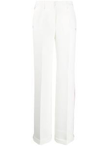 Off-White pantalon de costume à liserés contrastants - Blanc