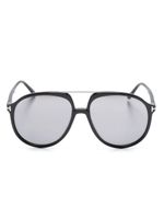 TOM FORD Eyewear lunettes de soleil à monture pilote - Noir