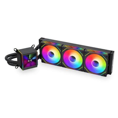 Lian Li GALAHAD II LCD SL-INF Processor Kit voor vloeistofkoeling 36 cm Zwart 1 stuk(s)