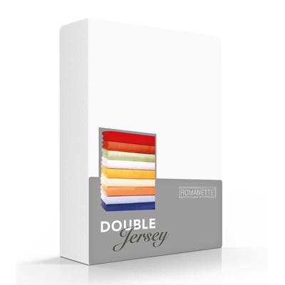 Luxe Dubbel Jersey Hoeslaken - Wit Luxe Dubbel Jersey Hoeslaken - Wit