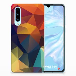 Huawei P30 TPU Hoesje Polygon Color