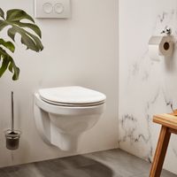 Toiletrolhouder Haceka Aspen met Klep Chroom