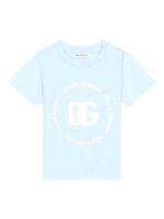 Dolce & Gabbana Kids t-shirt à imprimé DG - Bleu - thumbnail