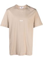 MSGM logo-print cotton T-shirt - Marron - thumbnail