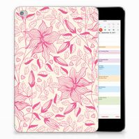 Apple iPad Mini 4 | Mini 5 (2019) Siliconen Hoesje Pink Flowers