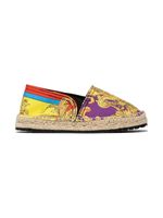 Versace Kids espadrilles à imprimé baroque - Violet - thumbnail