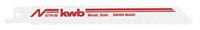 kwb reciprozaagbladen voor metaalbewerking, bi-metaal, zeer elastisch, gefreesde en beperkte tanden, gehard blad, 2 stuks