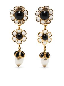 CHANEL Pre-Owned boucles d'oreilles pendantes Gripoix