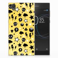 Silicone Back Case Sony Xperia L1 Punk Geel