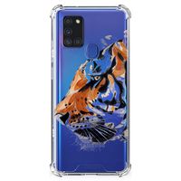 Back Cover Samsung Galaxy A21s Watercolor Tiger - thumbnail