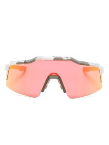 100% Eyewear lunettes de soleil oversize Speedcraft - Gris