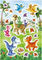 Herma stickers Dino Baby's junior 12 x 8,4 cm folie 16 stuks