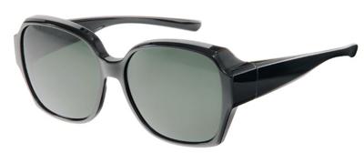 FitOfar overzetzonnebril dames VZ 0050A zwart