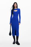 Maitrepierre cut-out jurk - BLUE - XL