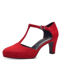 MARCO TOZZI Damespumps, met riem, 2-24401-43, pumps, Dk red., 37 EU