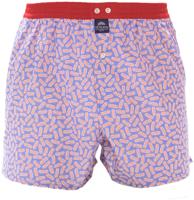 McAlson Boxershort Paars Slippers Met Lange Pijpen Los Model