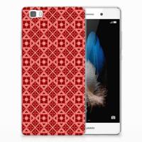 Huawei Ascend P8 Lite TPU bumper Batik Rood