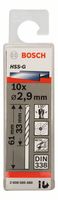 Bosch Accessoires Metaalboren HSS-G, Standard 2,9 x 33 x 61 mm 10st - 2608585480 - thumbnail