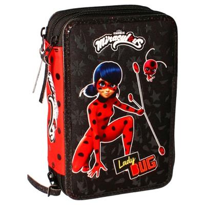 Miraculous kleurset Ladybug meisjes rood/zwart 41 delig Miraculous kleurset Ladybug meisjes rood/zwart 41 delig