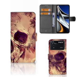 Telefoonhoesje met Naam Xiaomi Poco X4 Pro 5G Skullhead