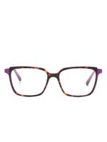 Etnia Barcelona lunettes de vue Sussex à monture carrée - Marron