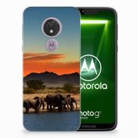 Motorola Moto G7 Power TPU Hoesje Olifanten