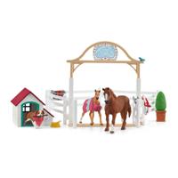 schleich HORSE CLUB Hannahs gastpaarden met hond Ruby - 42458