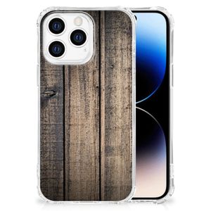 iPhone 14 Pro Stevig Telefoonhoesje Steigerhout