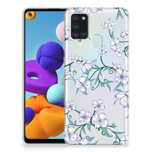 Samsung Galaxy A21s Uniek TPU Case Blossom White