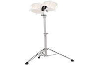 Latin Percussion LP Latin Percussion M245 Bongstaander Matador Strap-Lock, nylon banden, verchroomd, dubbelstrevend