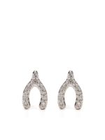 Adina Reyter boucles d'oreilles en or 14ct pavées de diamants - thumbnail