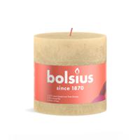 Bolsius Stompkaars 100/100 Rustiek Haver Beige- Oat Beige - thumbnail