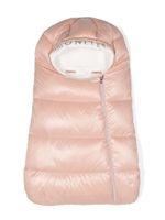 Moncler Enfant nid d'ange zippé à design matelassé - Rose