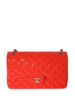 CHANEL Pre-Owned sac porté épaule Jumbo Double Flap - Orange - thumbnail